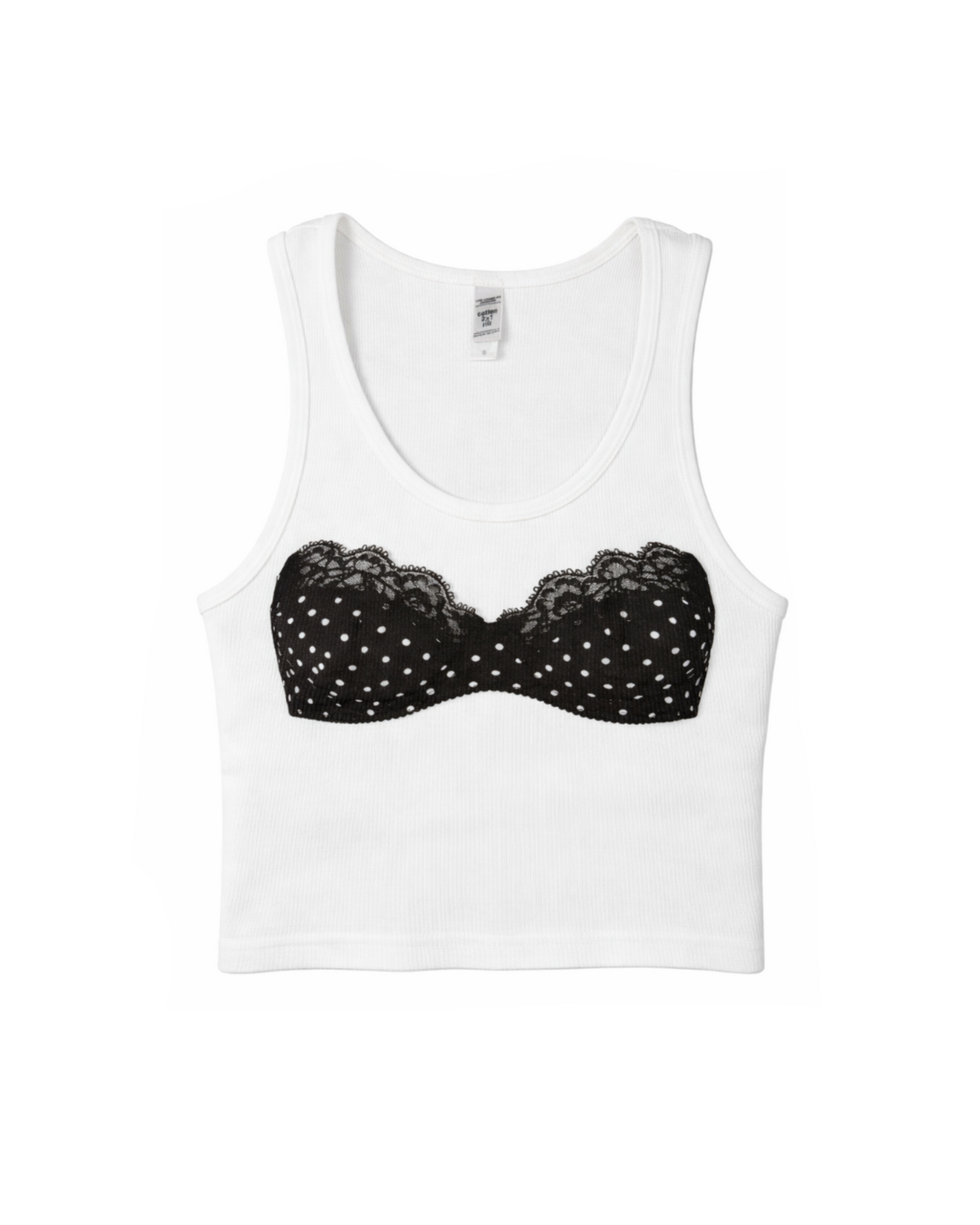 Polka Lace Tank