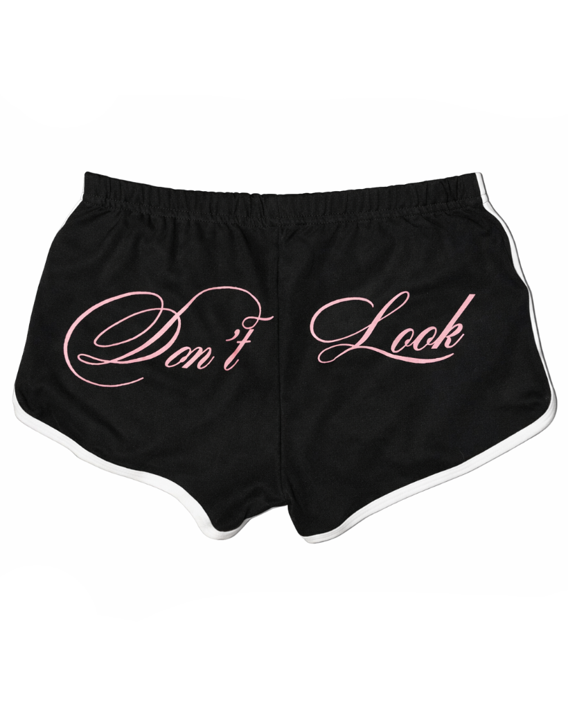 Don’t Look Pink Runner Shorts
