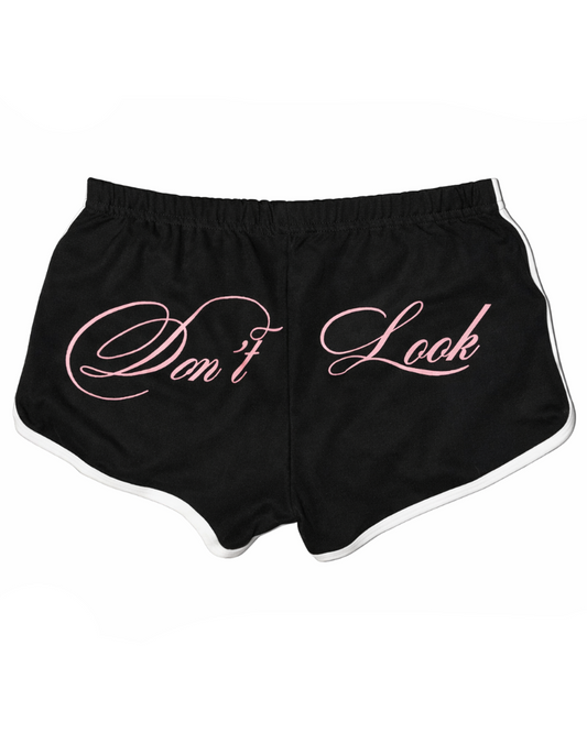 Don’t Look Pink Runner Shorts